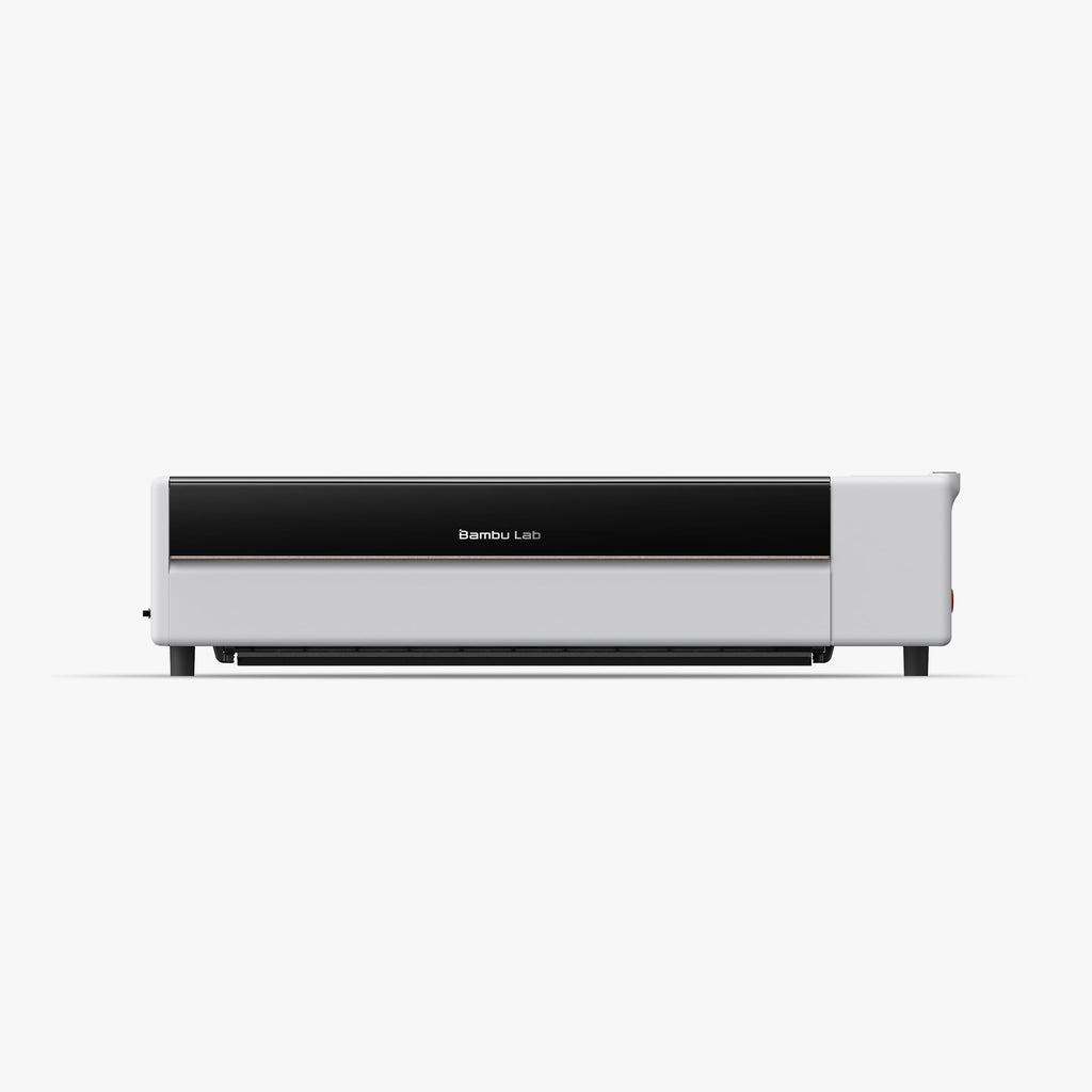 Bambu Lab R1 CO2 laser cutter open lid