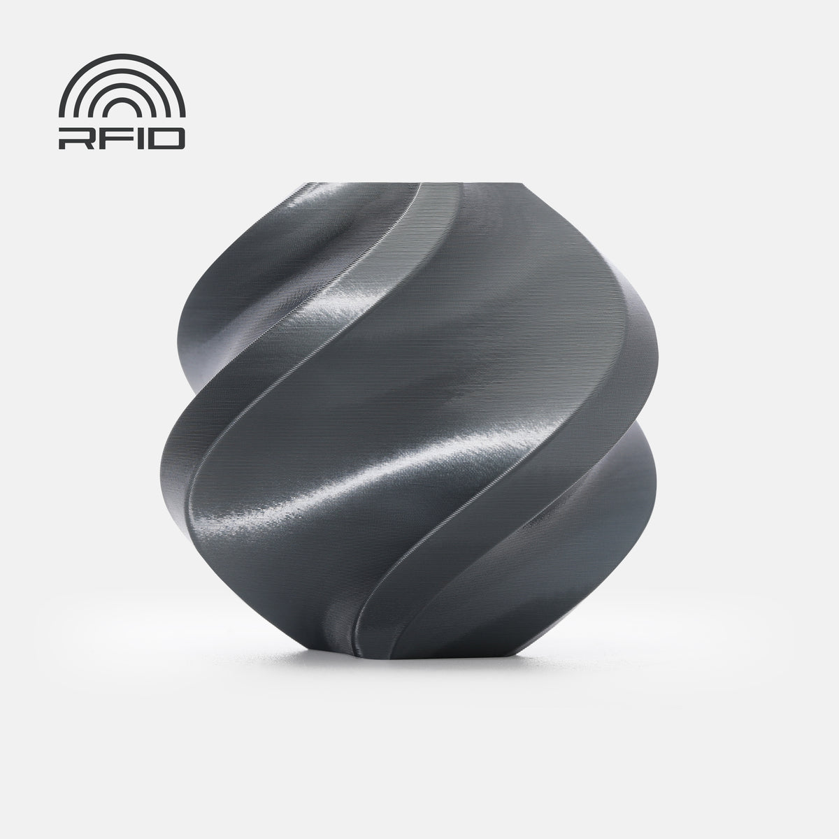 Bambu Lab PLA Silk+ Filament - Titan Gray