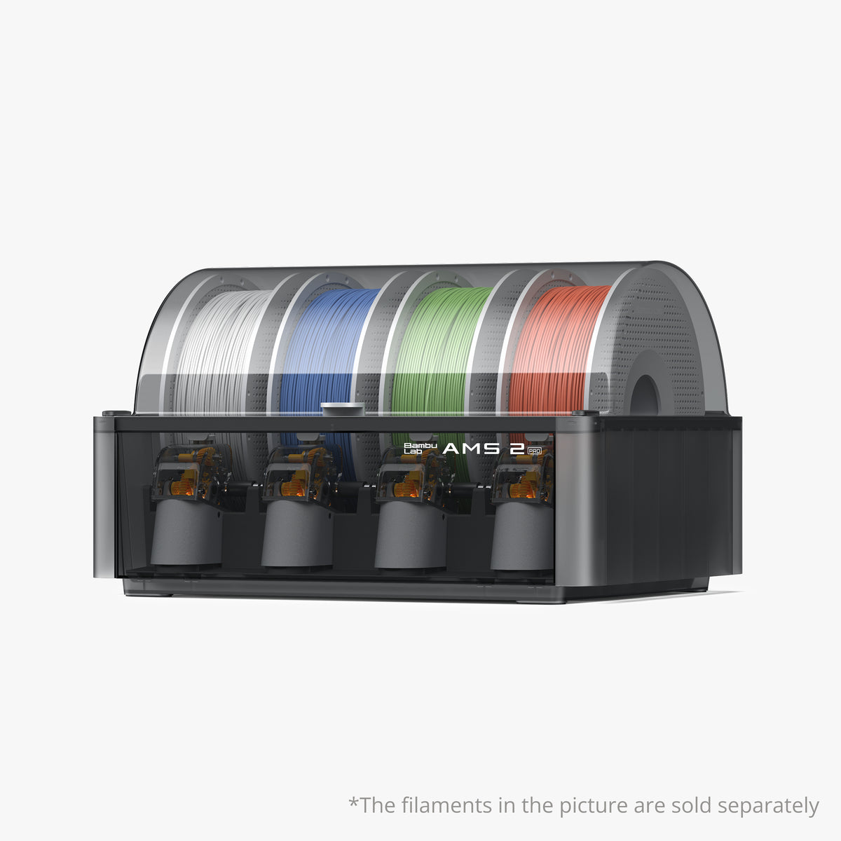 Bambu Lab AMS 2 Pro with active filament drying